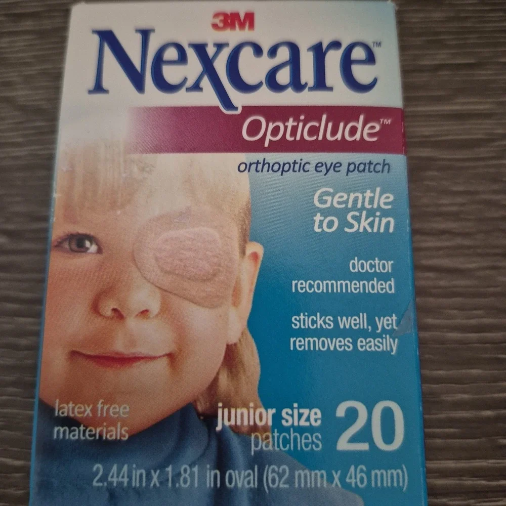 3M Nexcare Opticlude Junior Orthoptic Eye Patch Gentle to Skin 20 Per Box